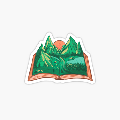 Adventure Book Sticker