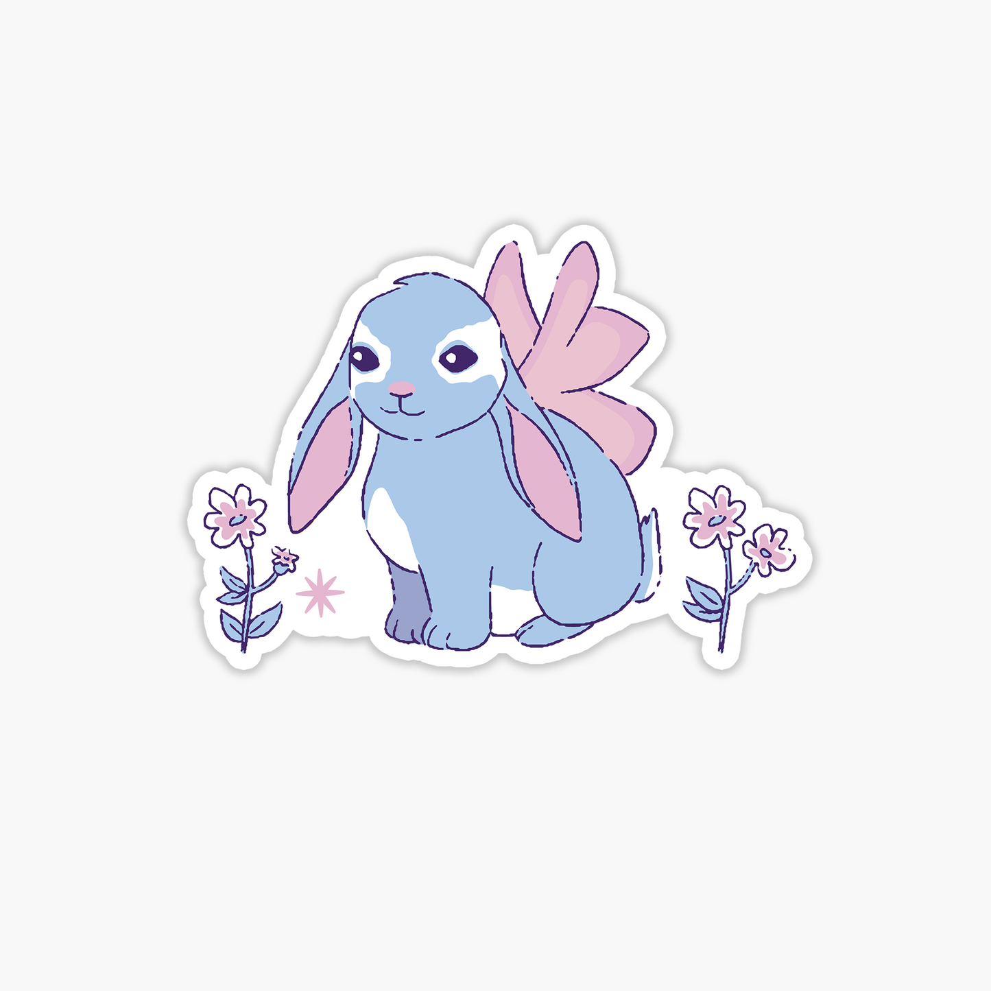 Angel Bunny Sticker