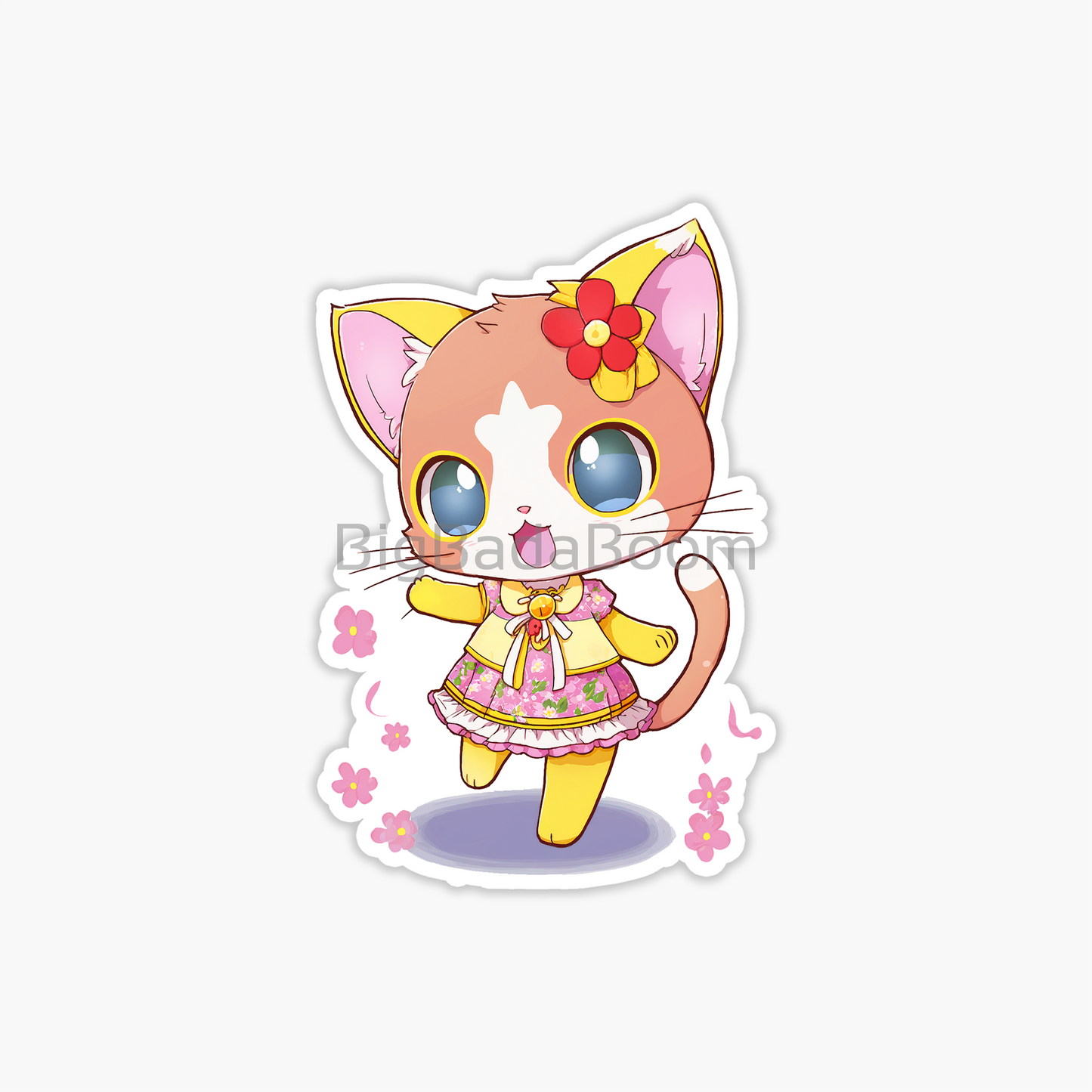 Anime Cat Sticker