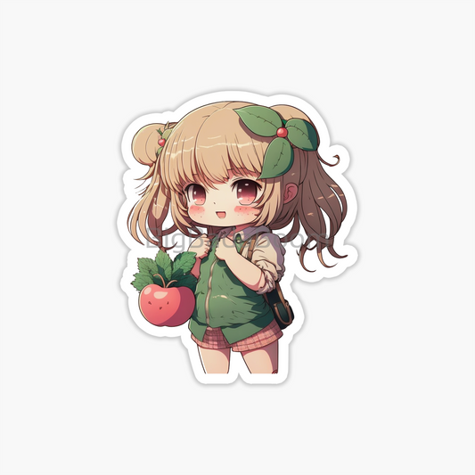 Anime Kawaii Girl Sticker