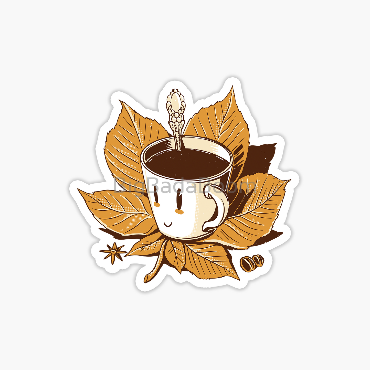 Autumn Coffee Sticker