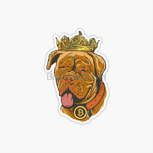 Bitcoin Dog Sticker