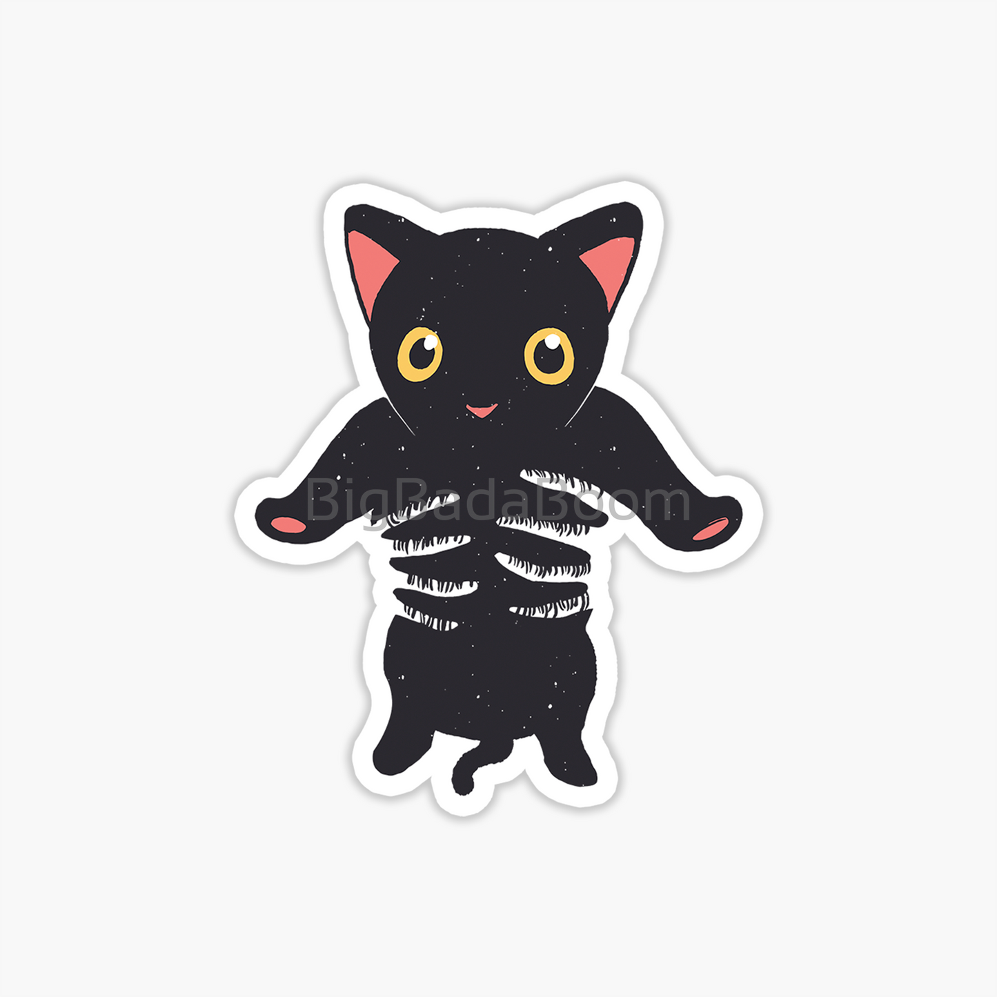 Black Kitten Sticker