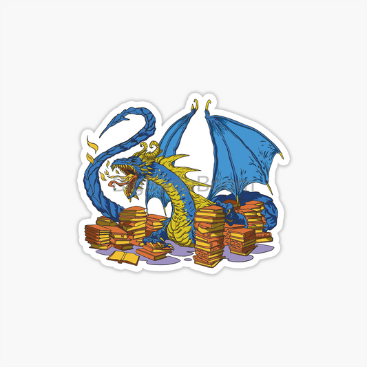 Blue Dragon Sticker