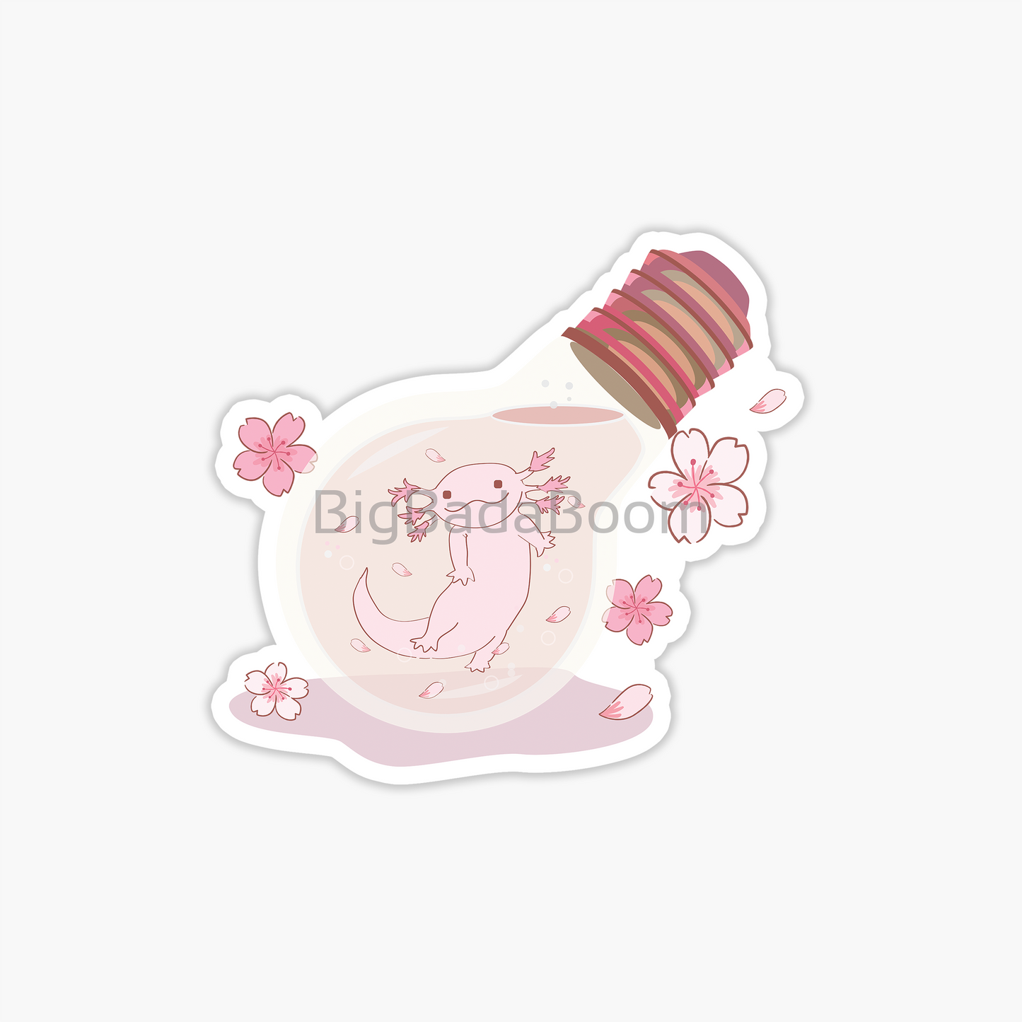 Bulb Axolotl Sticker