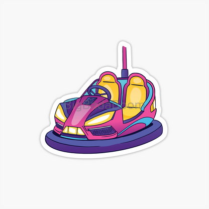 Bumper Car Sticker