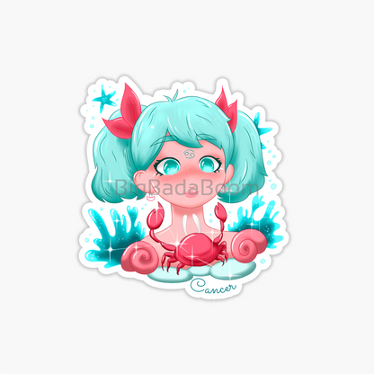 Cancer Zodiac Sticker