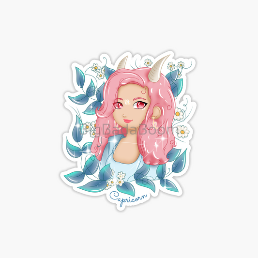 Capricorn Zodiac Sticker