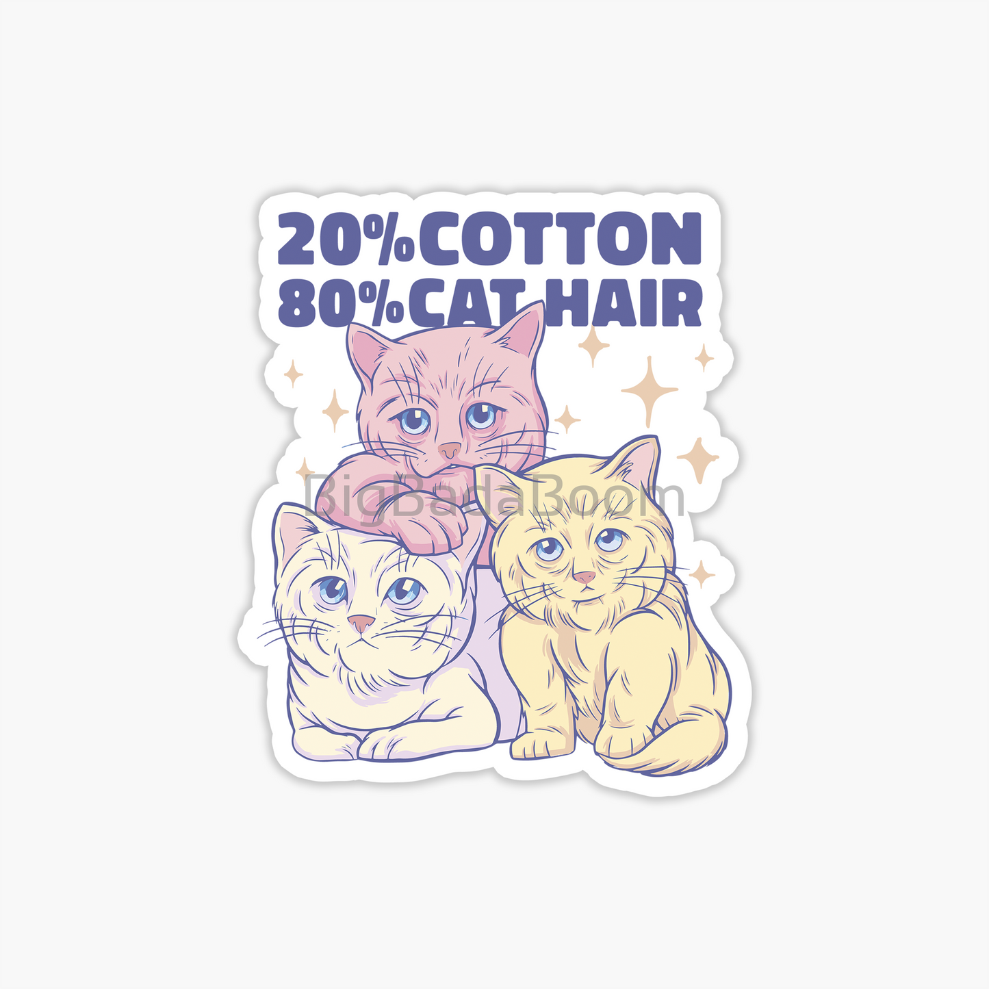 Cat Hair Sticker