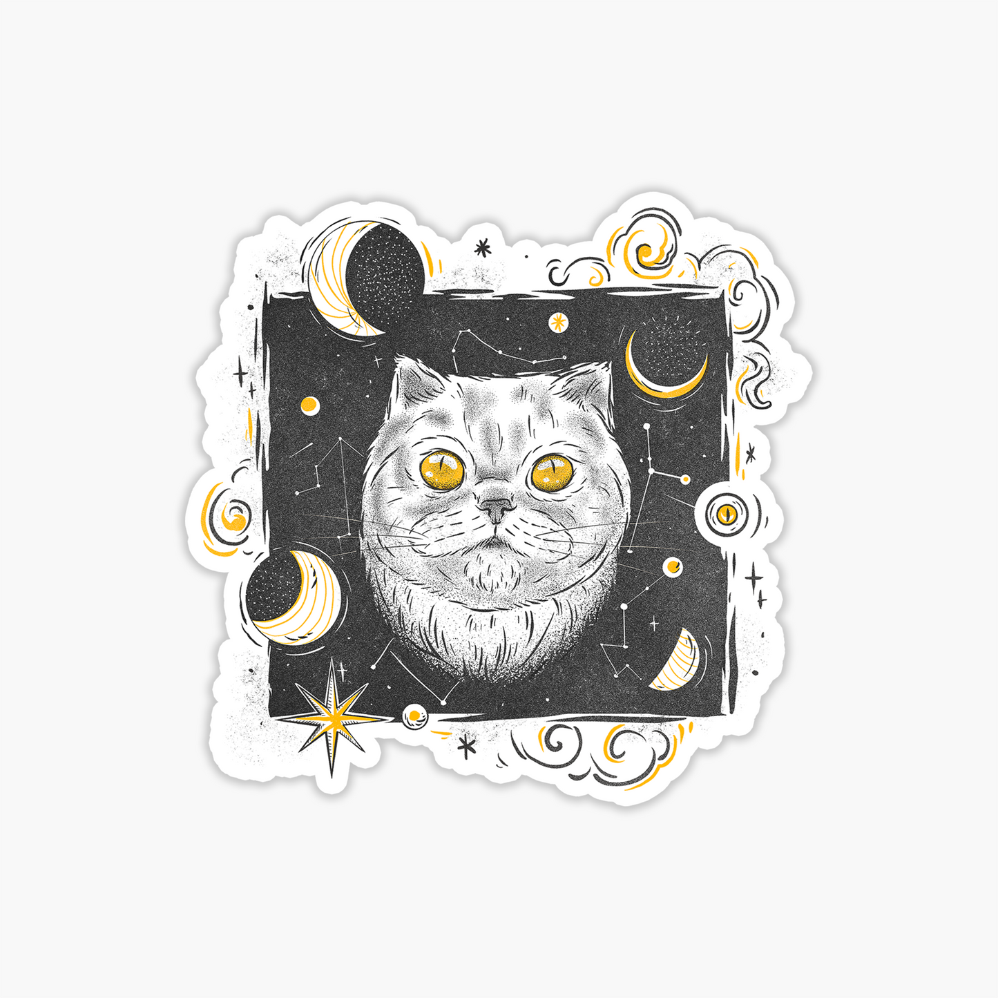 Cosmic Cat Sticker