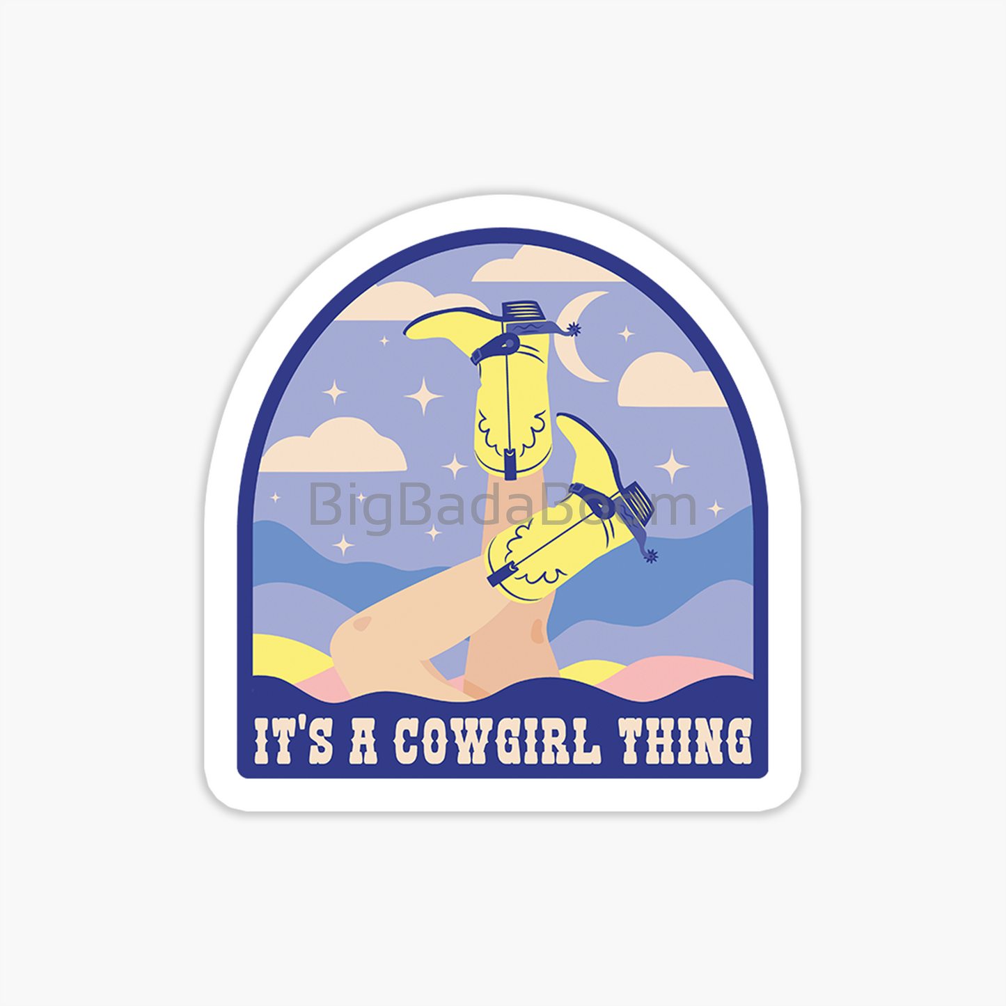 Cowgirl Sticker