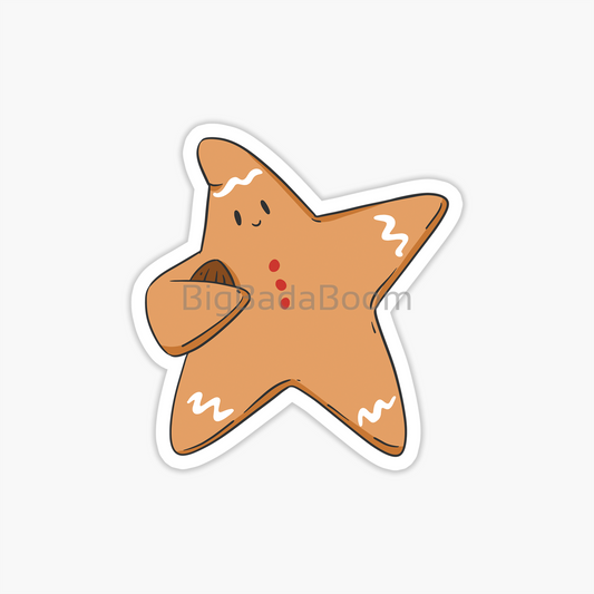 Dabbing Cookie Sticker