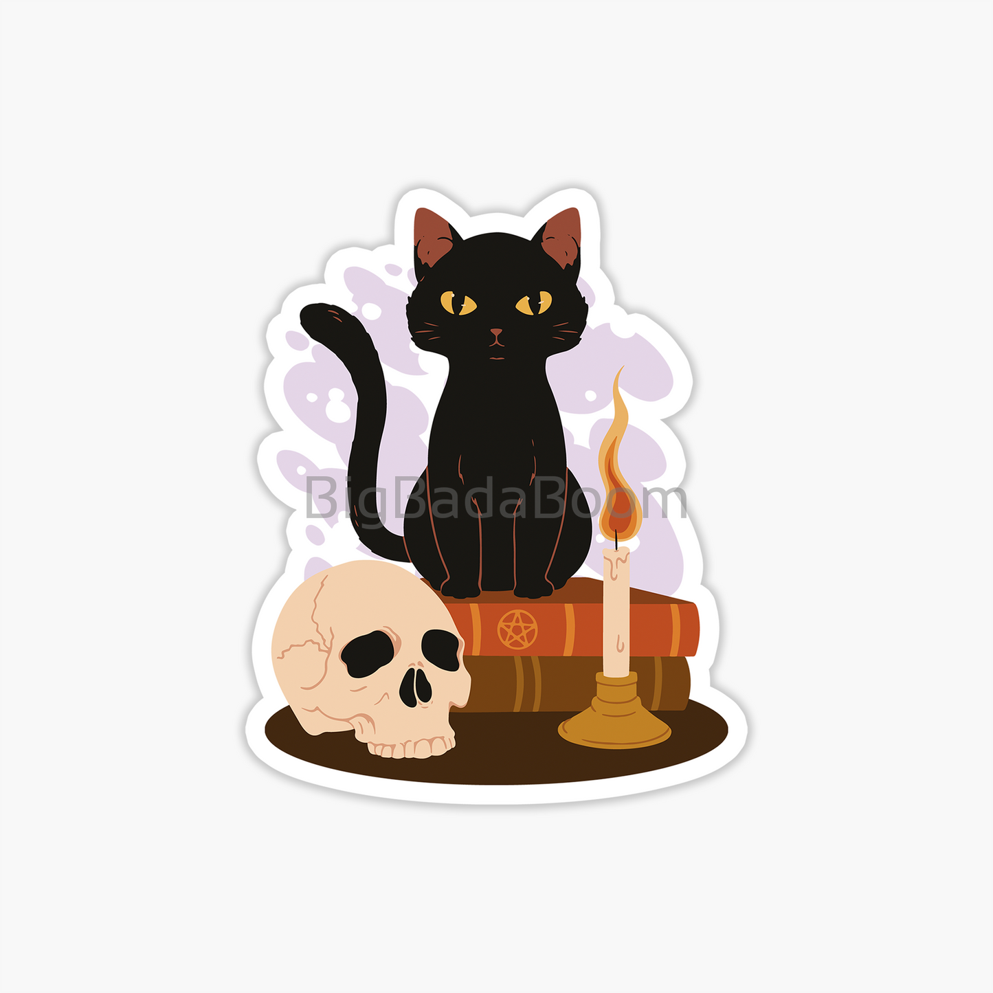 Dark Cat Sticker