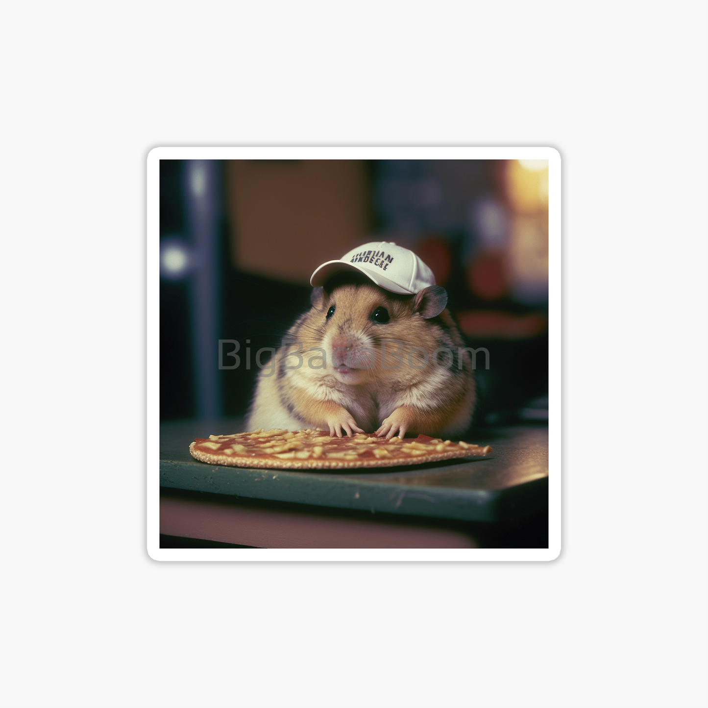 Delivery Hamster Sticker