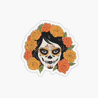 Dia De Los Muertos Sticker