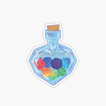 Dice Jar Sticker