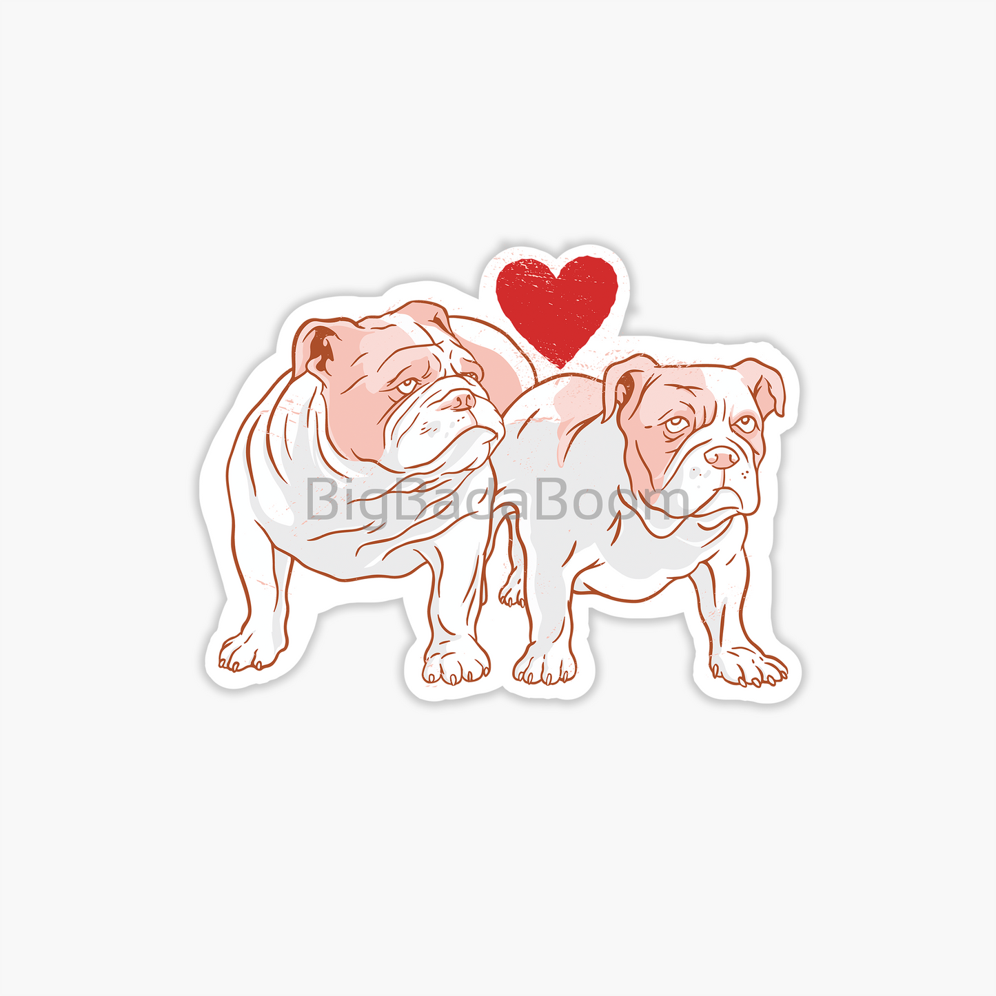 English Bulldog Sticker