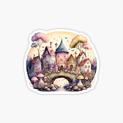 Fairytale Village Sticker