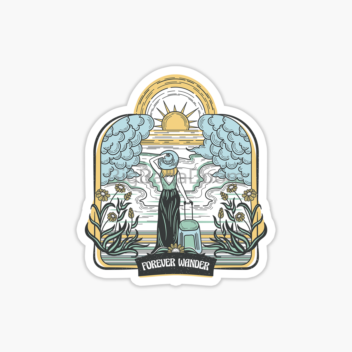 Forever Wander Sticker