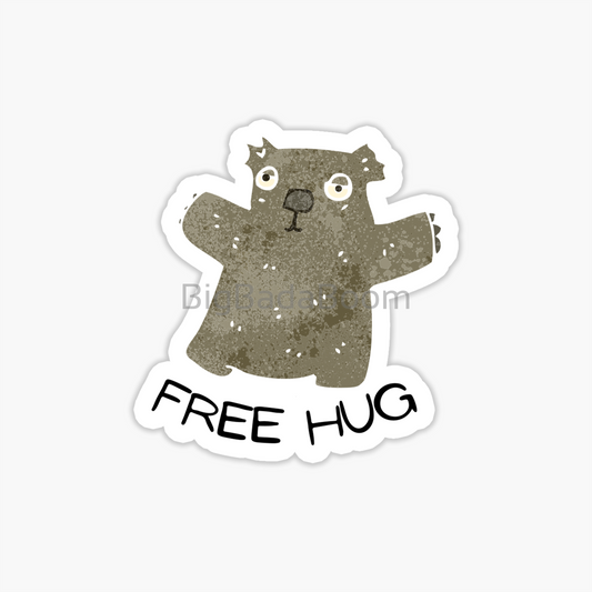 Free Hug Sticker