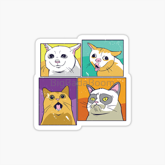 Funny Cats Sticker