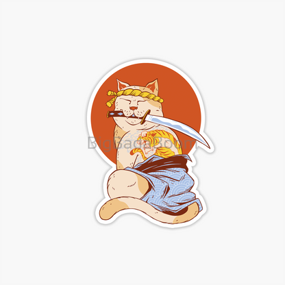 Furry Cat Sticker