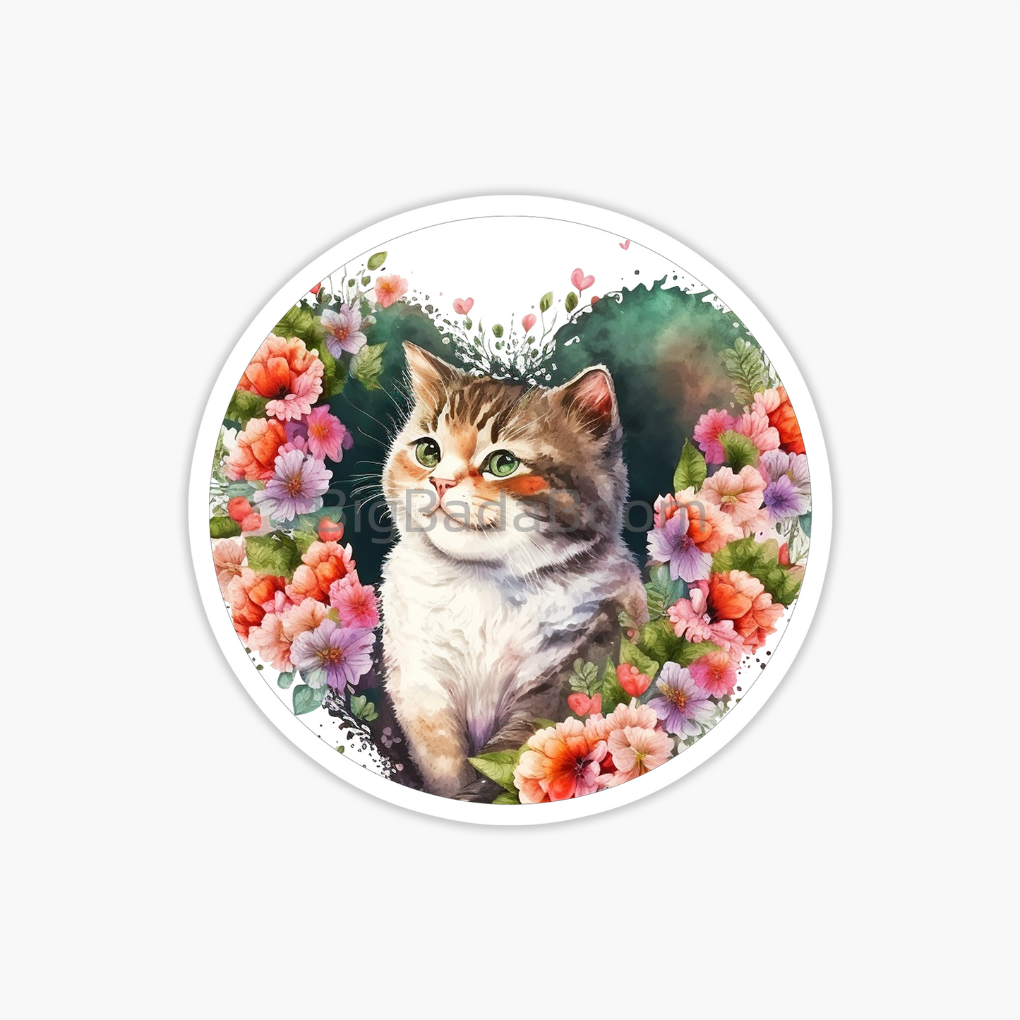 Garden Cat Sticker