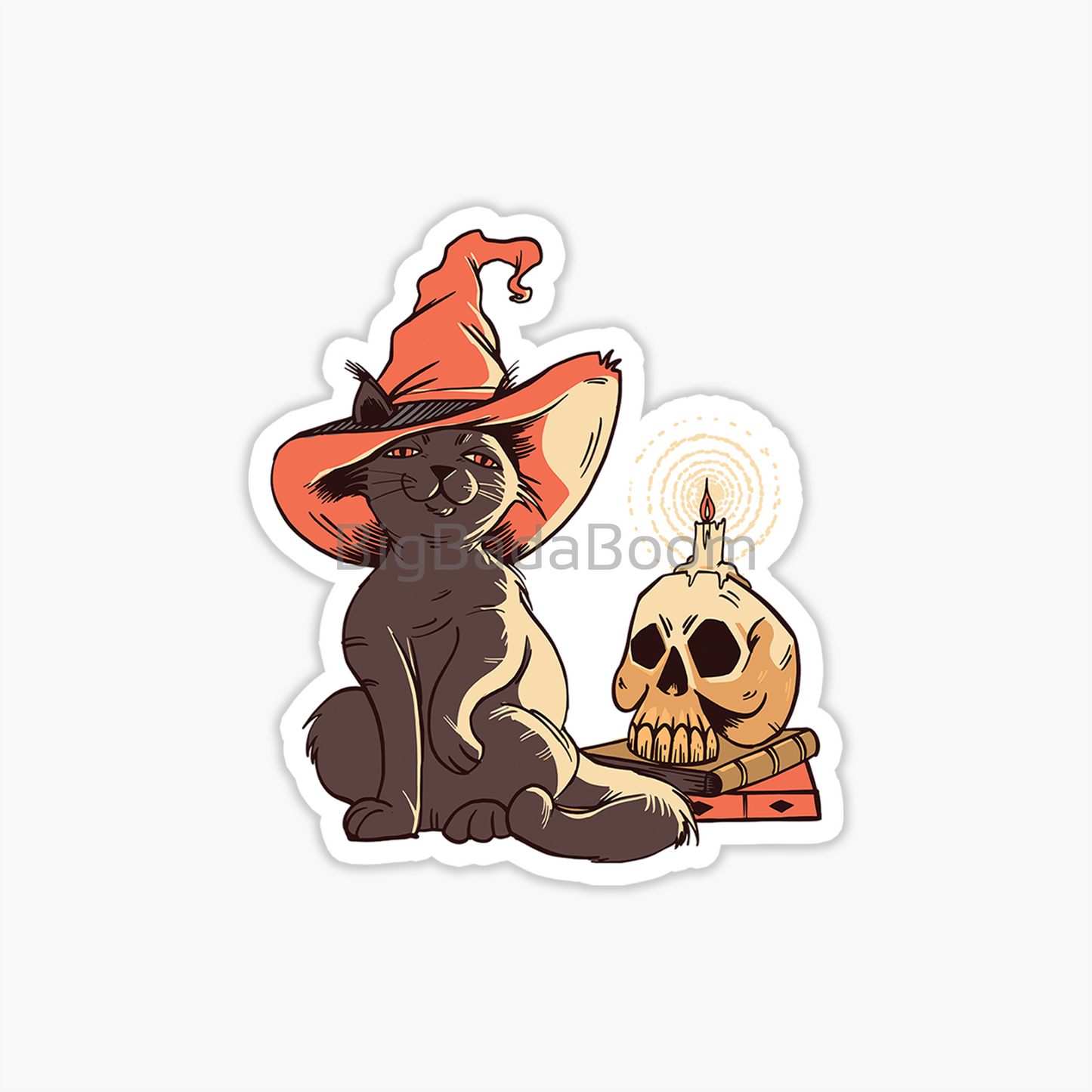 Halloween Cat Sticker