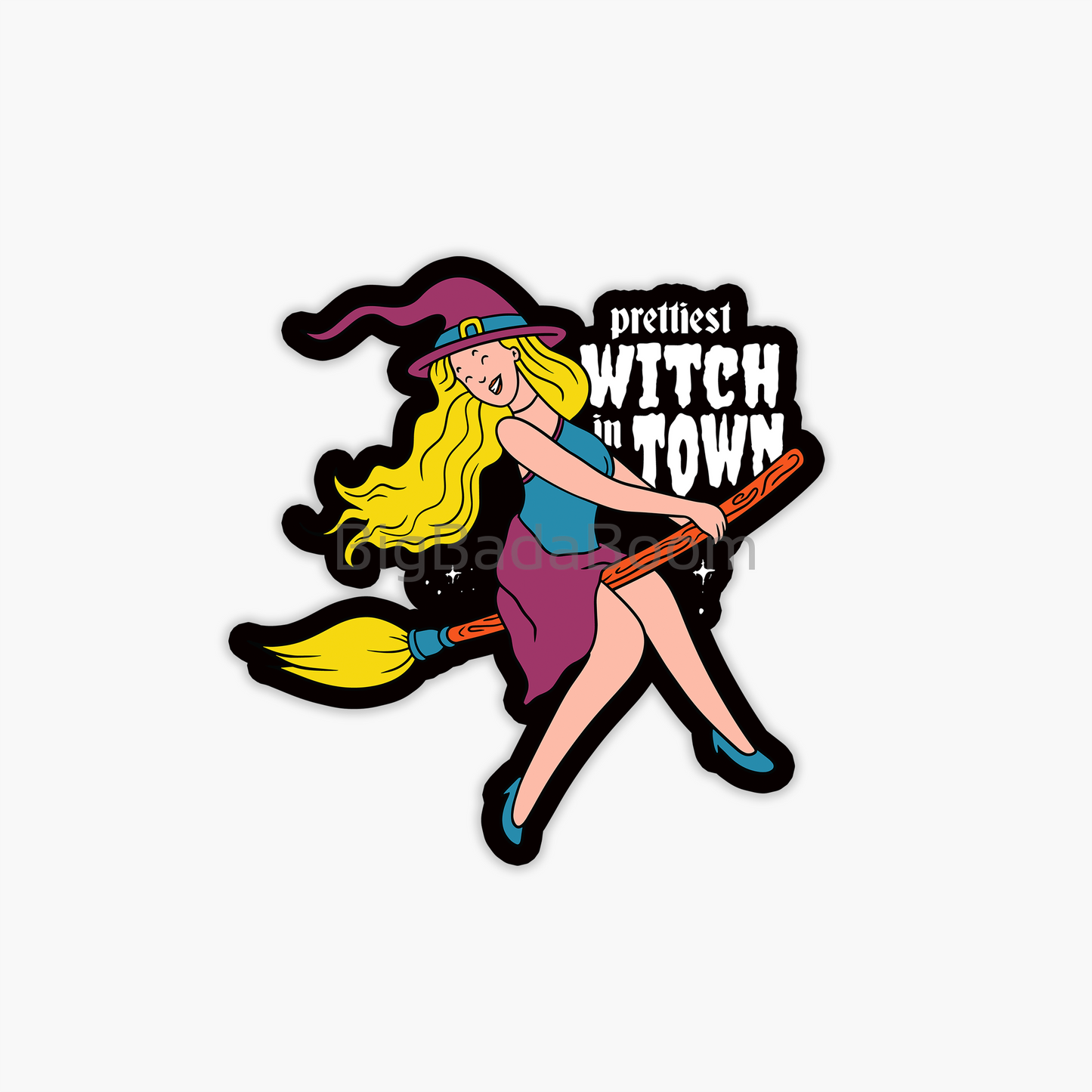 Halloween Witch Sticker