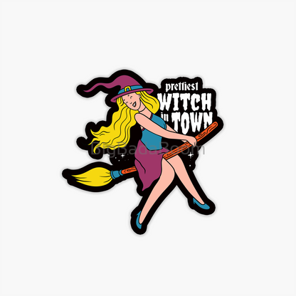 Halloween Witch Sticker