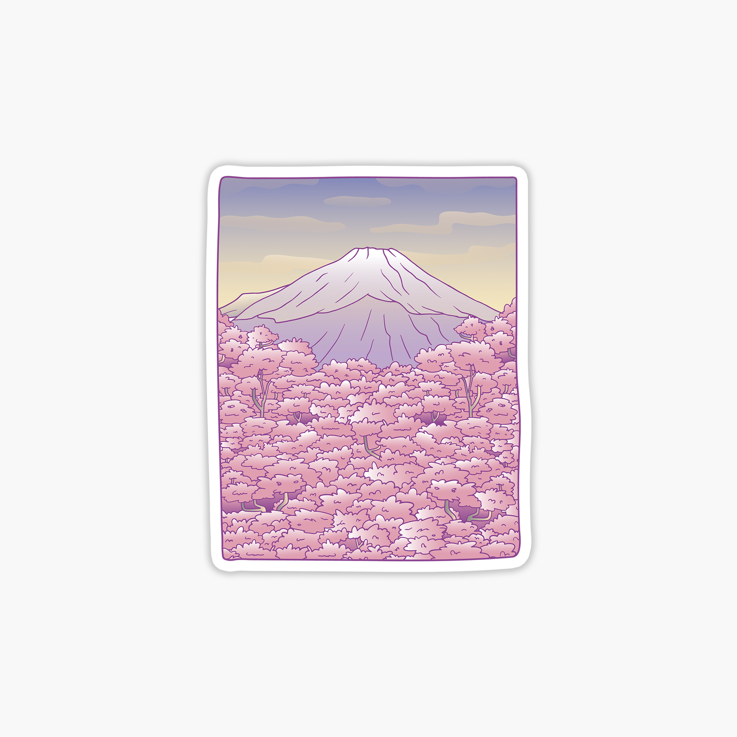 Japanese Blossom Sticker