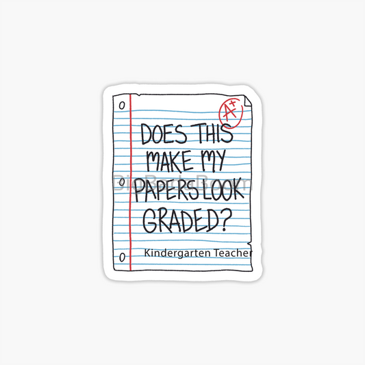 Kindergarten Teacher Sticker