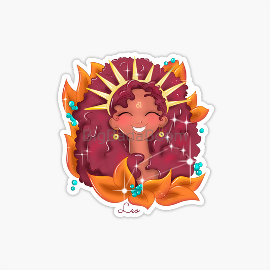 Leo Zodiac Sticker