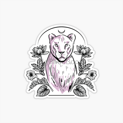 Lioness Sticker