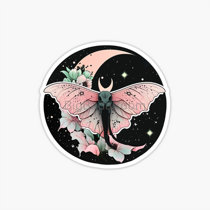 Luna Moth Sticker