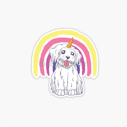 Maltese Rainbow Sticker