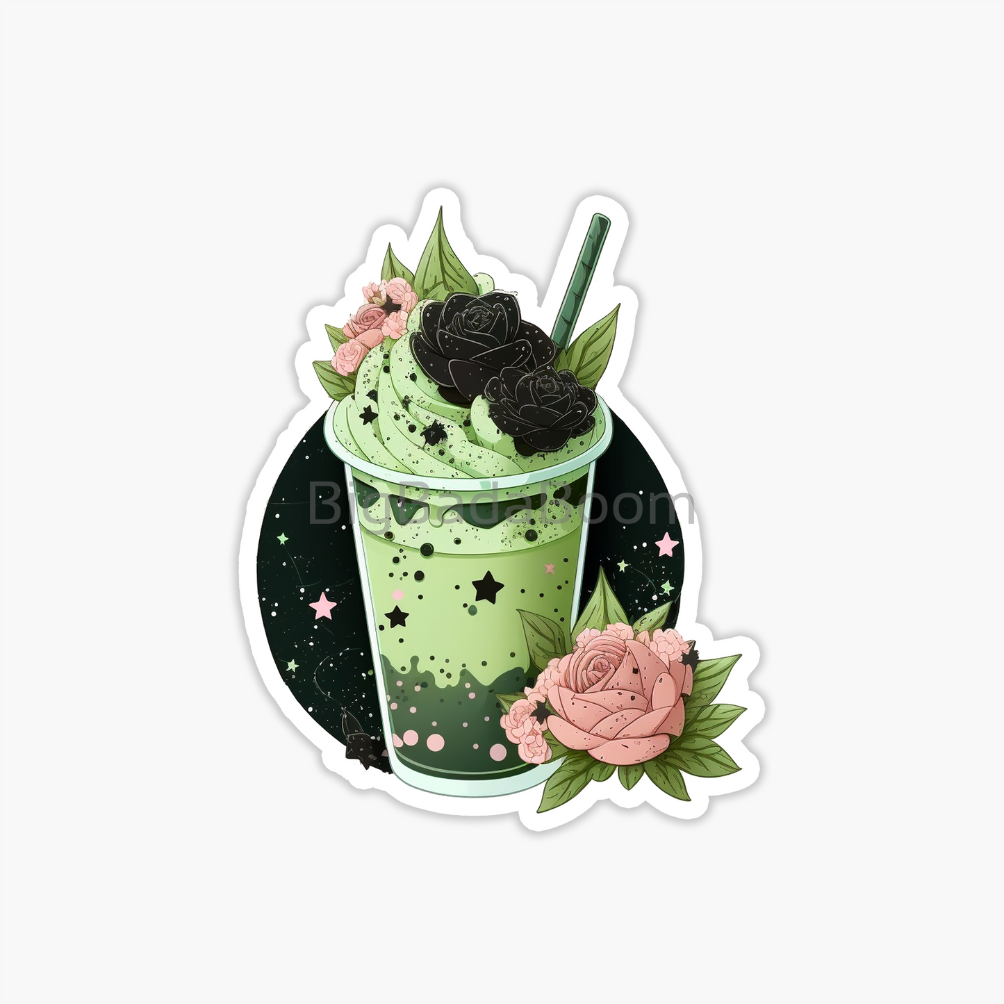 Matcha Latte Sticker