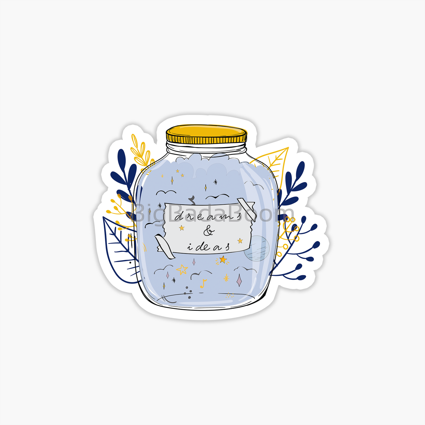 Mental Health Jar Sticker