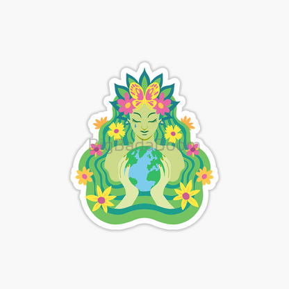 Mother Nature Crying Sticker