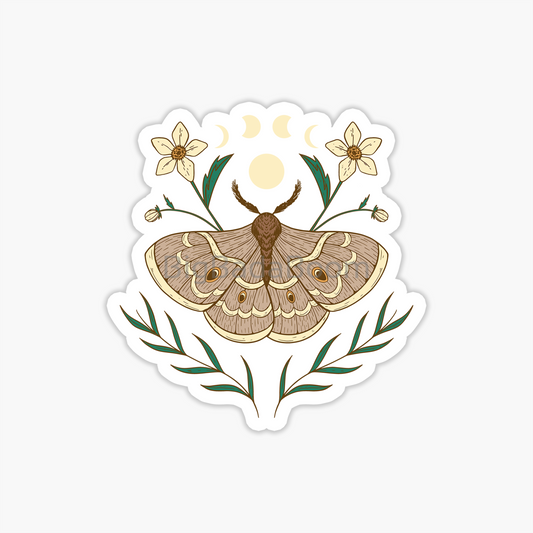 Natural Butterfly Sticker