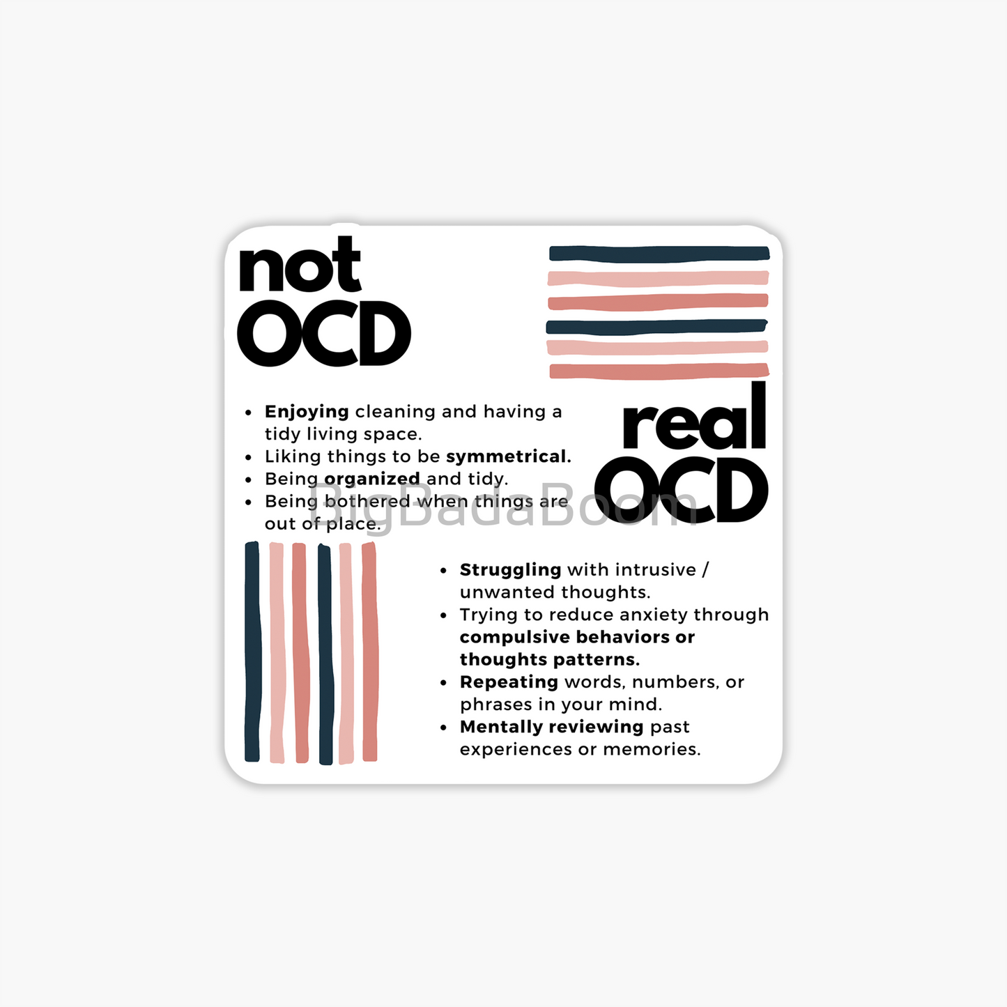 OCD Sticker