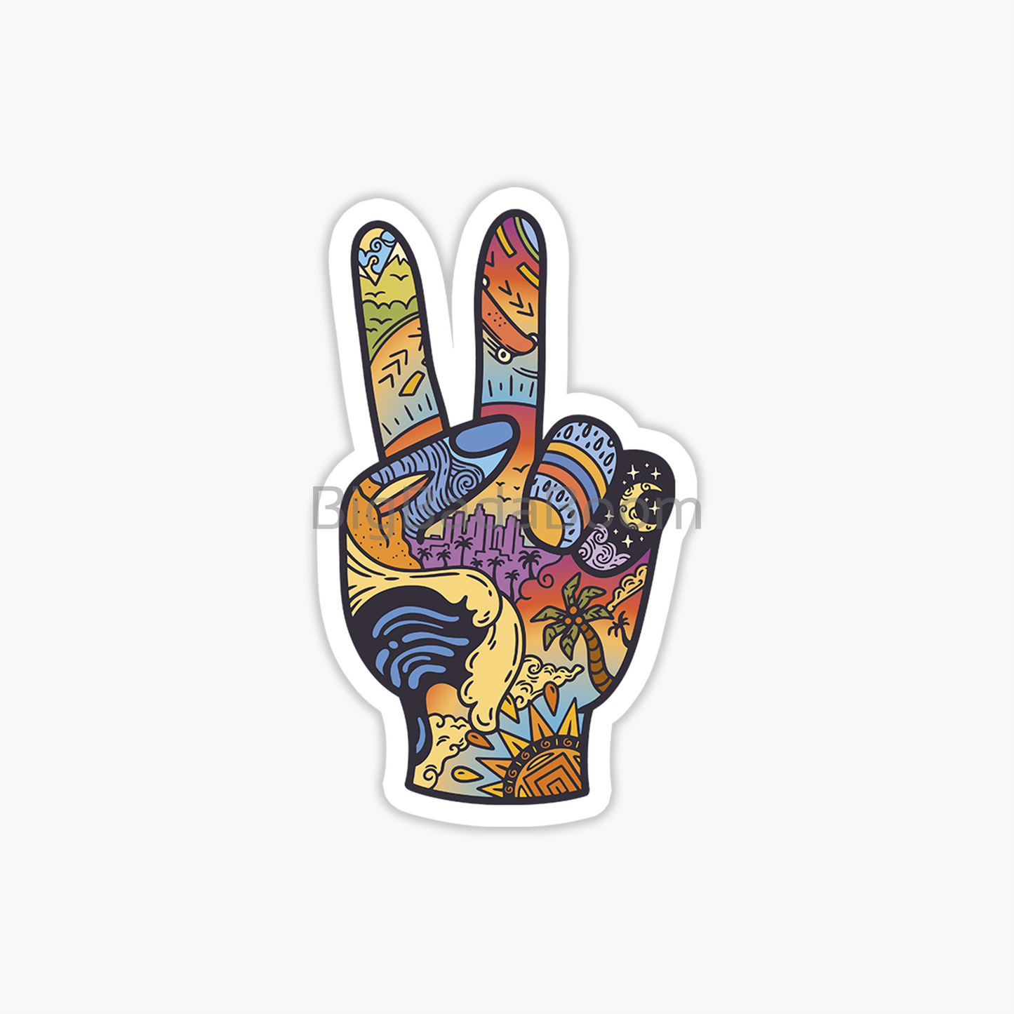 Peace Sign Sticker