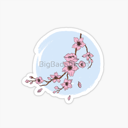 Pink Blossom Sticker