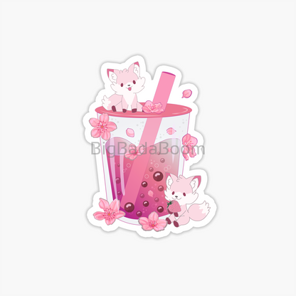 Pink Drink Sticker