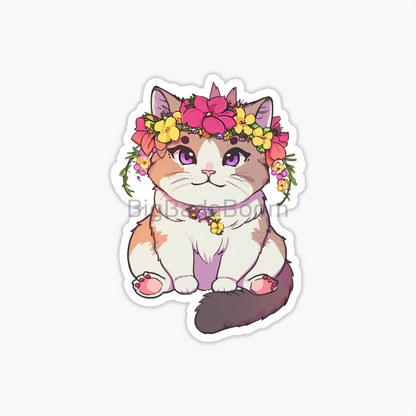 Princess Cat Sticker