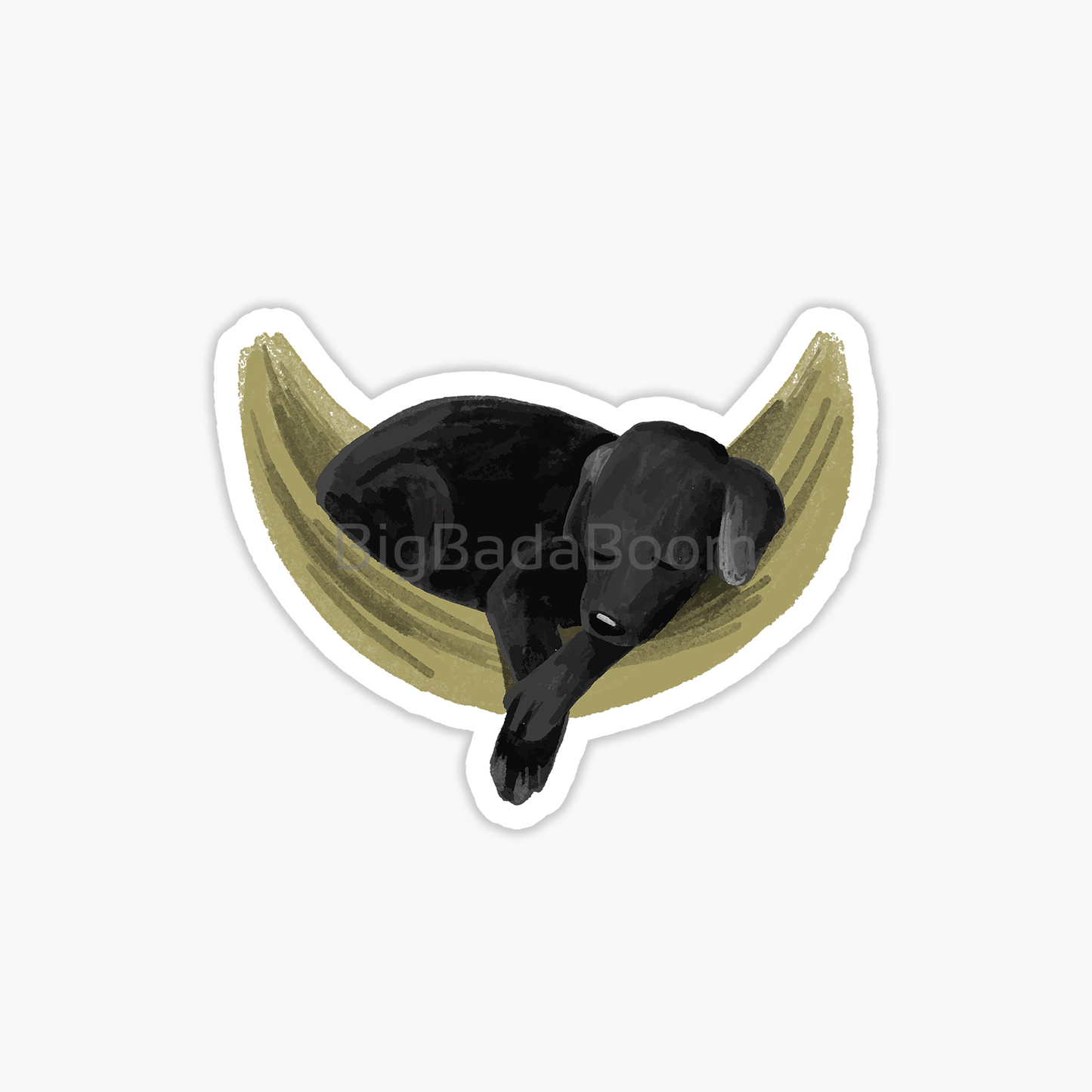 Puppy Hammock Sticker