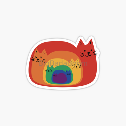 Rainbow Cat Sticker