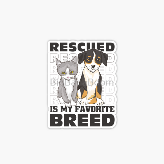 Rescue Dog Sticker