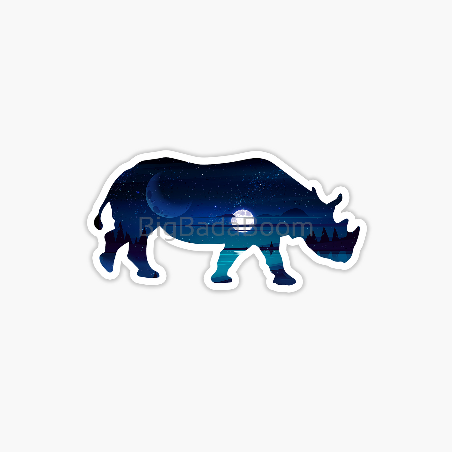 Rhino Sticker