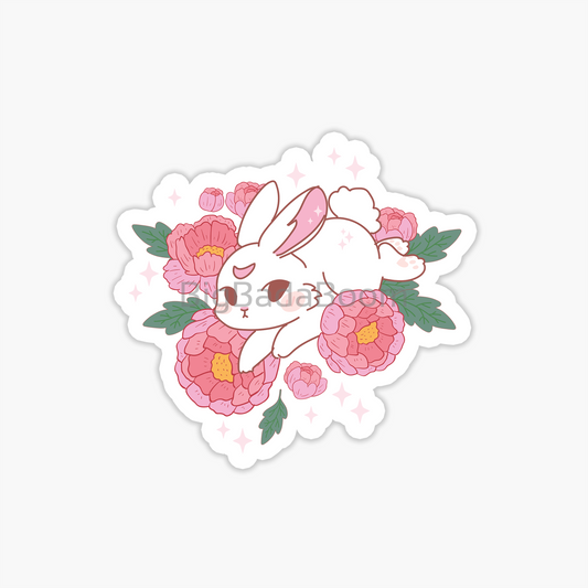 Running Bunny Sticker